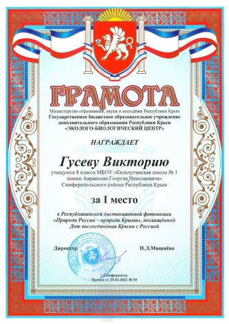 Гусева Виктория