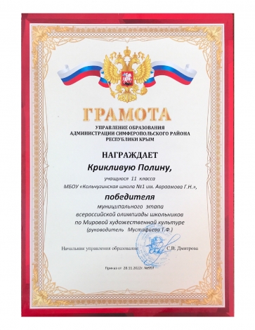 Крикливая Полина