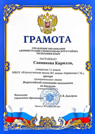 Санников Кирилл