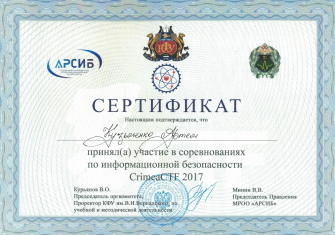 Кузьменко Артём