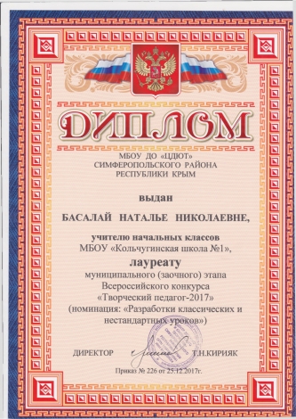 Басалай Наталья Николаевна