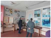 Гости музея боевой и трудовой славы с. Кольчугино